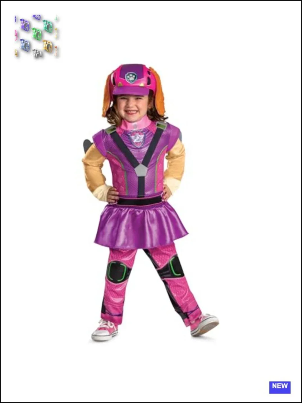 Paw Patrol Skye Deluxe Toddler Costume Jumpsuit Headpiece Pup Pack
